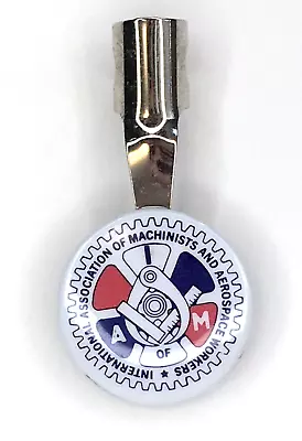 International Machinists Aerospace Workers Union Old Button Pencil Clip Topper • $12.60