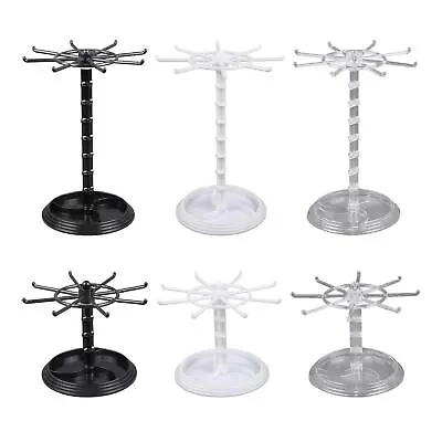 £12.11 • Buy Necklace Organizer With Tray Jewelry Stand For Scrunchie Hairband Countertop
