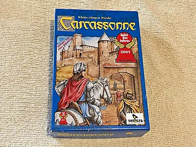 CARCASSONNE - 2000 Ed. Board Game Incl Free River Expansionopened But Unplayed • $35