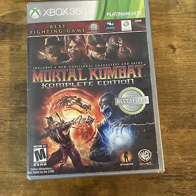 Mortal Kombat Komplete Edition Xbox360 Platinum Hits No Manual Tested READ • $14.99
