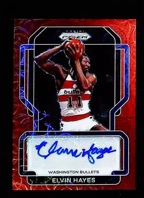 2021 Prizm Basketball Bullets/Wizards Elvin Hayes #SG-EHY Red Choice Auto • $1.53