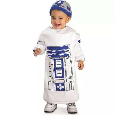 Star Wars Baby Bunting R2D2 Costume White 12-24 Months - Rubies • $32.71