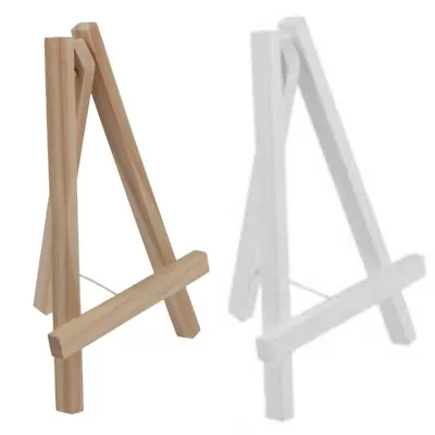 Wooden Easel Natural White 19x25cm  10x16cm Wedding Craft Pictures Table Number • £3.49