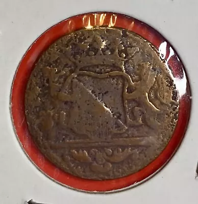 1786 Dutch Netherlands Colonial VOC Duit Utrecht Coin “New York Penny” • $11.99
