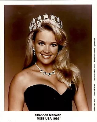 $20 • Buy LG945 1992 Original Color Lasse Berre Photo SHANNON MARKETIC Miss USA Beauty