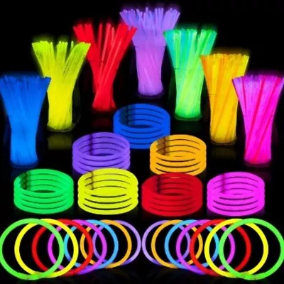 144pc 8  Glow Sticks For Easter Halloween - Neon Party & Football Fun • $16.49