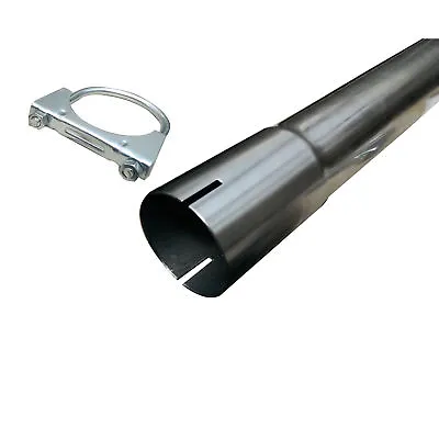 Any Size Repair Section Stainless Steel Exhaust Pipe Tube Expanded Swaged Fit • £13.60