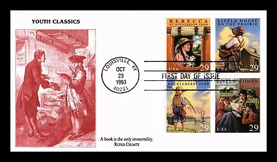 Dr Jim Stamps Us Cover Youth Classic Books Fdc Setenant Kmc Venture Cachet • $0.25