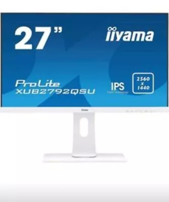 Iiyama Prolite XUB2792QSU-W1 68.5 Cm (27 ) IPS LED Monitor QHD • £140