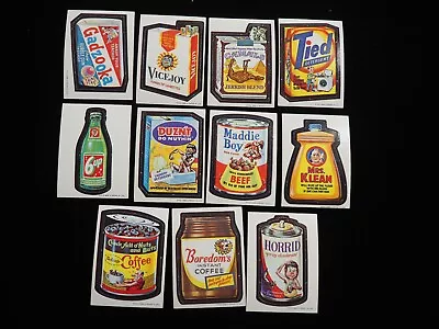 Vintage 60/70s Topps Wacky Packages / Packs Card Lot #1  Read All Before Bidding • $37