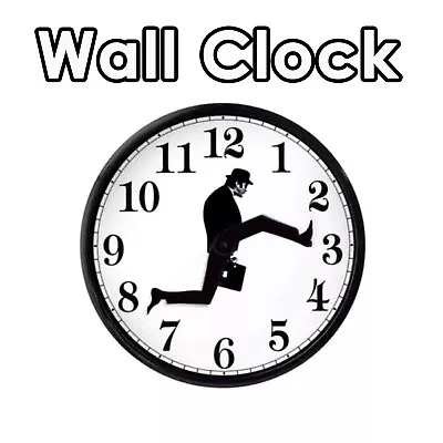 $18.59 • Buy Comedian Inspired Silly Walk Wall Clock Mute Silent No Ticking Art Clock Decor