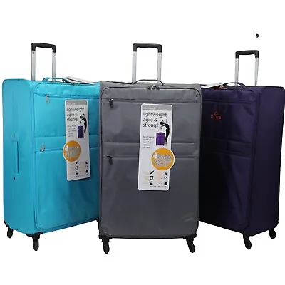 Large 30  4 Wheel Super Lightweight Suitcases Hand Luggage Travel Trolley Bag • £49.99