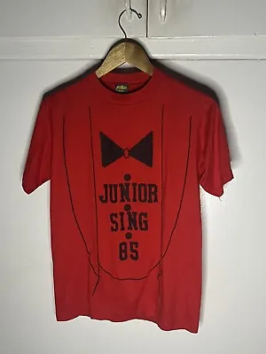 Vintage Junior Sing 1985 Tuxedo Tee Unisex Size Medium • $8