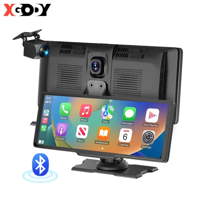 $169.98 • Buy 10.26'' Dash Cam Carplay Wireless Android IOS Bluetooth Car DVR Reversing Camera