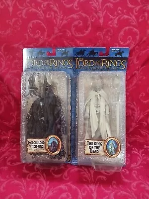 2 Sealed Lotr Toy Biz Lot Return Of The King Morgul Lord Witch Figure King Dead • $60