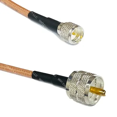 RG142 MINI UHF MALE To PL259 UHF Male Coaxial RF Cable USA-Ship Lot • $153.05