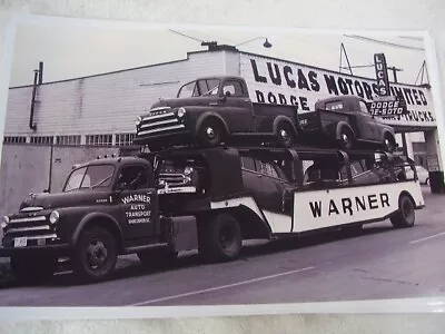 1950 Dodge Pickups On Dodge Car Carrier    11 X 17  Photo /  Picture • $27.32