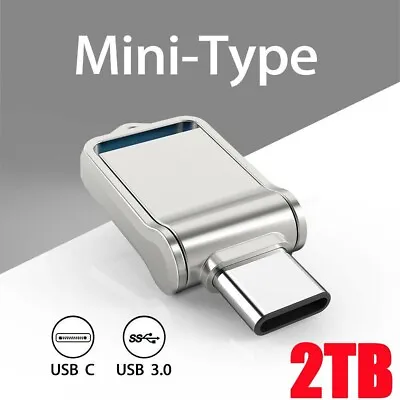 £7.86 • Buy 2TB OTG Type C USB 3.0 Flash Drive Mini External Memory Stick Thumb Drive U Disk