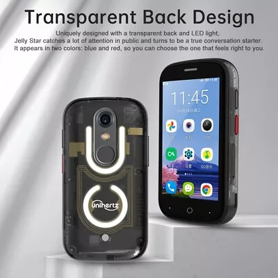 Unihertz MINI Handy Jelly Star Smartphone 256GB Android 13 Infrared Dual SIM LED • $399.99