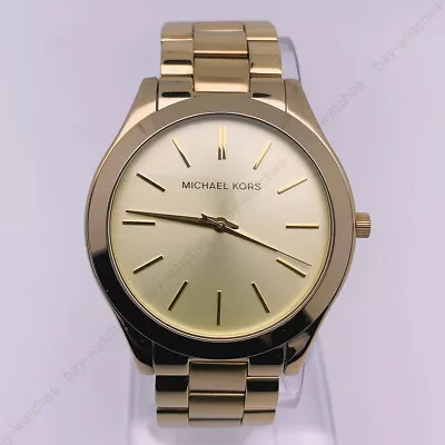 Michael Kors MK3179 Gold-Tone Runway Stainless Steel Analog Women's Watch • $80