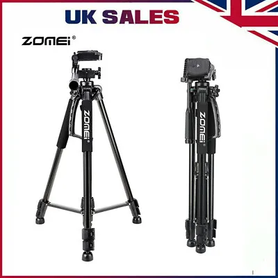 ZOMEI Q1200 Monopod Stand Lightweight Aluminum Alloy Tripod F DSLR Camera Travel • £16.99