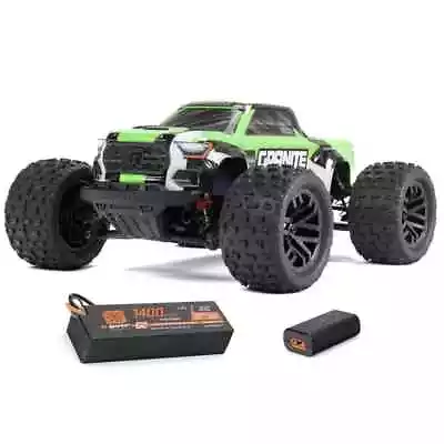 Arrma ARA2102T3 Granite Grom MEGA 4WD 1/18 Monster Truck RTR Green Battery & • $129.99