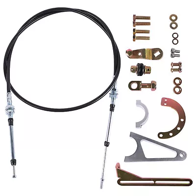 2  Column Cable Shift Linkage Kit For GM TH350 TH400 700R4 4L60 4L80E ACA-1804 • $85.99