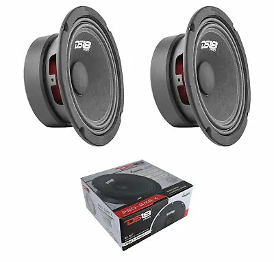 2) DS18 PRO-GM6.4 960W 6.5 Midrange Loudspeaker 4 Ohm Pro Car Mid Bass Speakers • $54.22