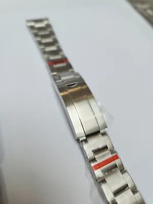 £32 • Buy Oyster Metal Steel Watch Bracelet Strap 20mm Solid End Glide Lock Seiko Rolex