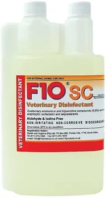 F10 SC 200ml Veterinary Disinfectant Birds Bird Cages Cage Cleaner Reptile Safe • £21.05
