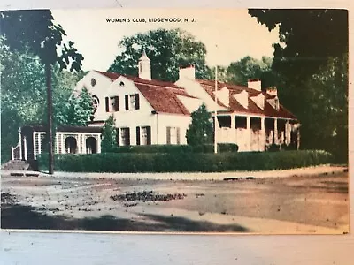 $12 • Buy Vintage Postcard 1940-1950 Women's Club Ridgewood New Jersey