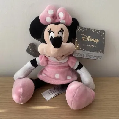 Minnie Mouse Plush Soft Toy - Lights Up Cheeks Glow-Disney Primark 9.5  • £12
