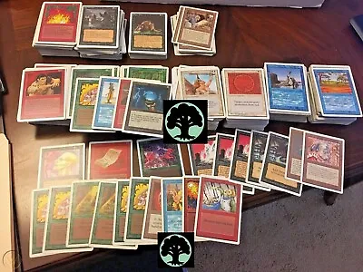 Magic The Gathering Green Chaos Deck Mixed Sets Rares Lands C/U Vintage Cards • $8