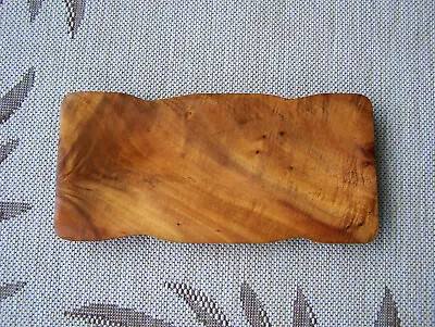 Unique Contemporary Rectangular Hawaiian Koa Wood Tray By Dave Witkus  • $250