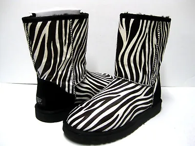 Ugg Classic Short Exotic Women Boots Zebra Us 8 /uk 6.5 /eu 39 /jp 25 • $149.99