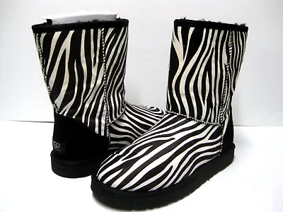 Ugg Classic Short Exotic Women Boots Zebra Us 9 / Uk 7.5 / Eu 40 • $149.99