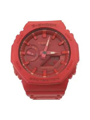 CASIO Quartz Rubber Red Red Ga-2100 Red Fashion Wrist Watch 4892 From Japan • $426.80