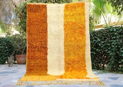 Morrocan Rug Rugs For Living Room Yellow Moroccan Rug Beni Ourain Rug Moroccan R • $138.50