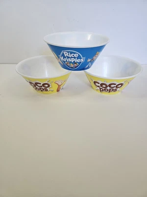 £11 • Buy Kelloggs Plastic Cereal Bowls Coco Pops Rice Krispies