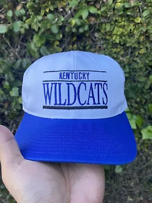 Vintage 90s Kentucky Wildcats Annco Snapback Hat Cap NCAA VTG • $34.99