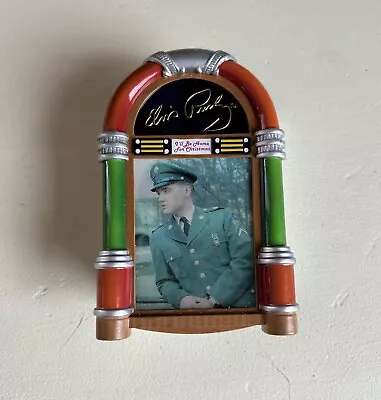 Elvis Musical Hologram Christmas Ornament “I’ll Be Home For Christmas  In Box • $19.95