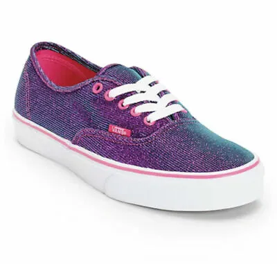 VANS Authentic MAGENTA SHIMMER Shoes (NEW) Womens Sizes 5-11 BLING Free Shipping • $44.99