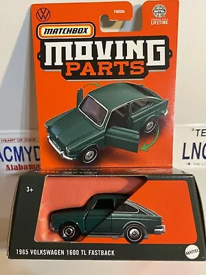 1965 Volkswagen 1600 TL Fastback Matchbox Moving Parts New In Pack 1:64 • $10.99
