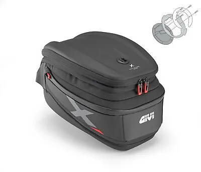 Givi XL06 20 Litre Motorcycle Tank Bag & BMW F650/700/800 GS Tank Ring - Black • $276.59