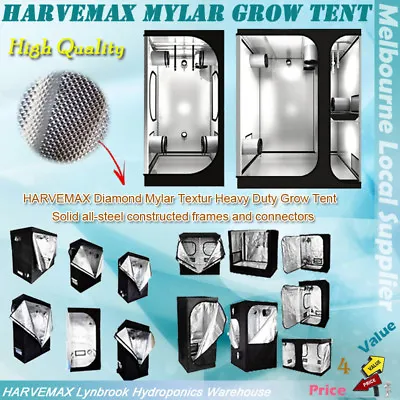 $63 • Buy Hydroponics Metal Frame Grow Room Harvemax Mylar Grow Tent Fo MH HPS Grow Light