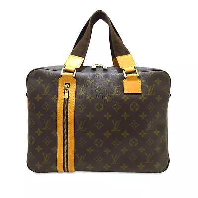 Authenticated Louis Vuitton Monogram Sac Bosphore Brown Canvas Business Bag • $679.86