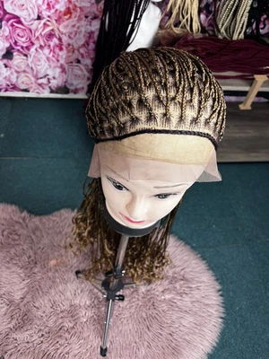 £80 • Buy Braided Wigs For Women, Knotless Braided Wig With Full Lace