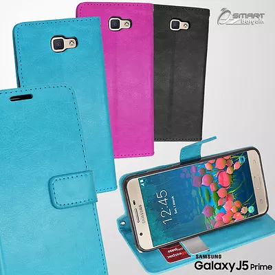 Wallet Flip Card Slot Stand Case Cover For Samsung Galaxy J5 Prime  • $7.99