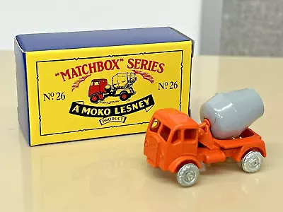 Matchbox Original Box Moko Lesney (Reproduction) - No. 26 Cement Mixer Truck. • £19.95