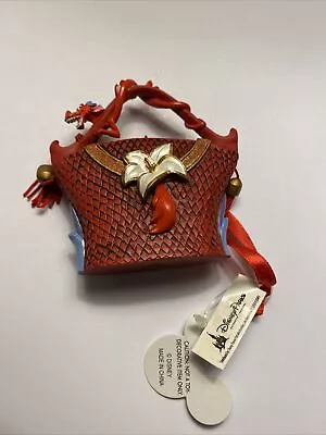 Disney Christmas Ornament Mushu Mulan Purse Handbag New With Tags • $29.99